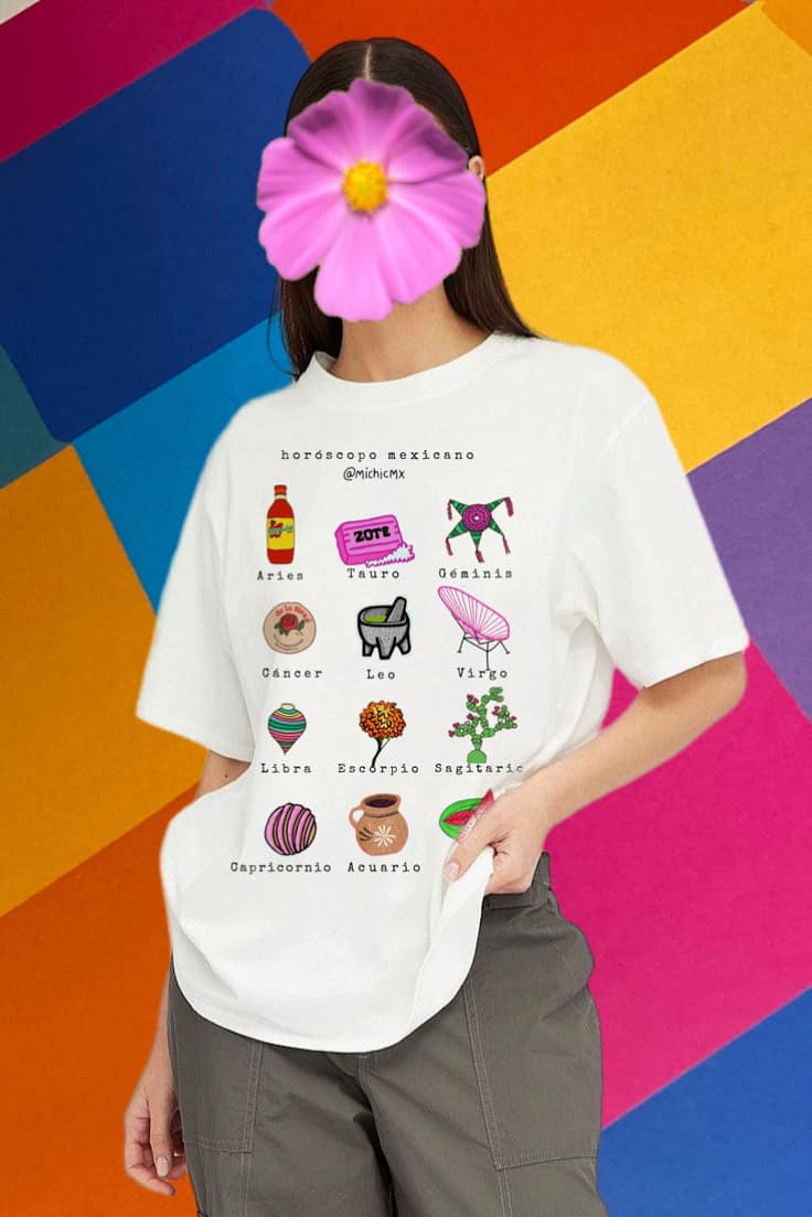 PLAYERA HORÓSCOPO MEXICANO