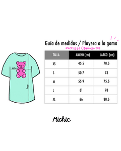 PLAYERA A LA GOMA